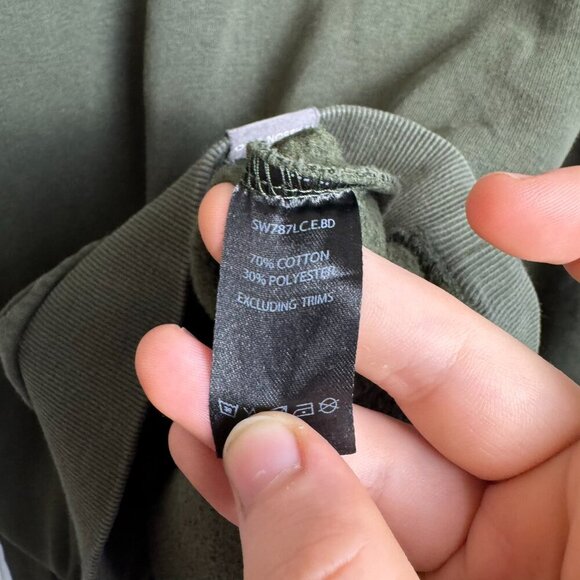 Larsson & Co Green Crew Neck Men's Pullover Sweatshirt Size Medium M23 - Picture 4 of 5